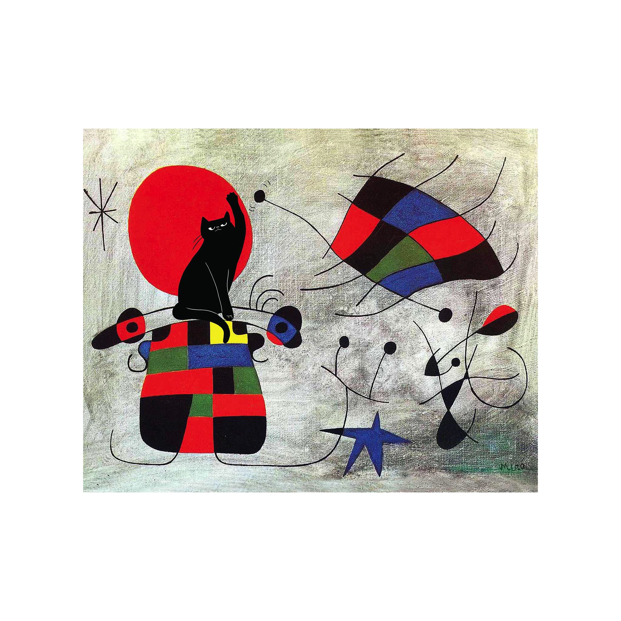 Print - Miro - With Cat Added