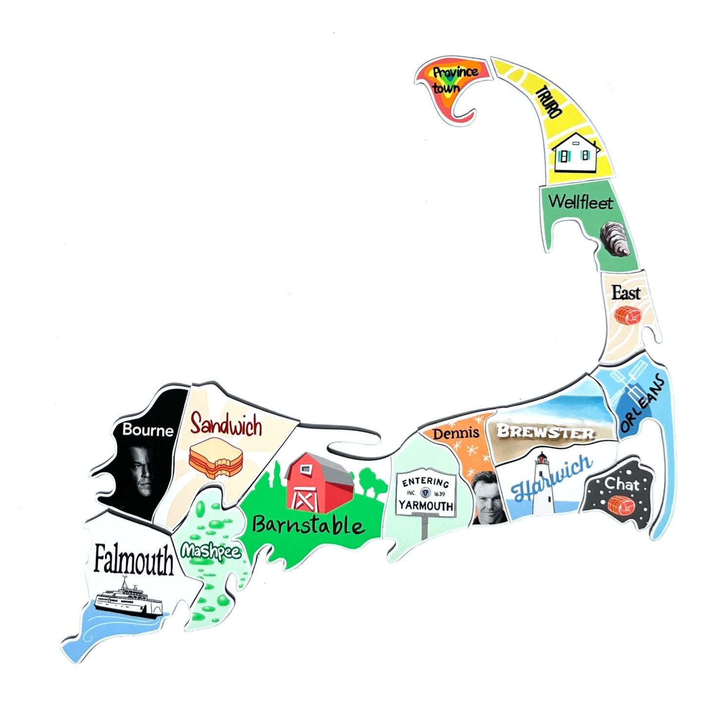 Cape Cod Magnet Set