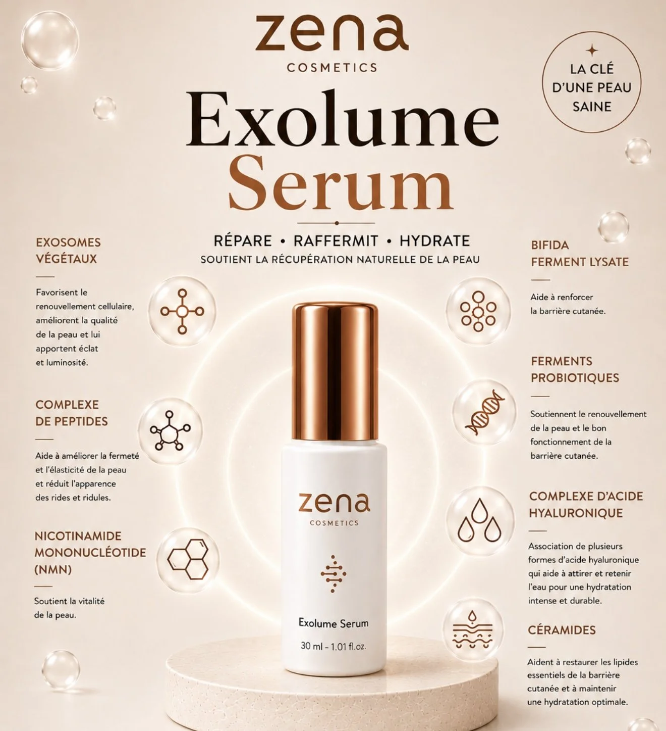 EXOLUME® SERUM EXOSOMES - ZENA COSMETICS
