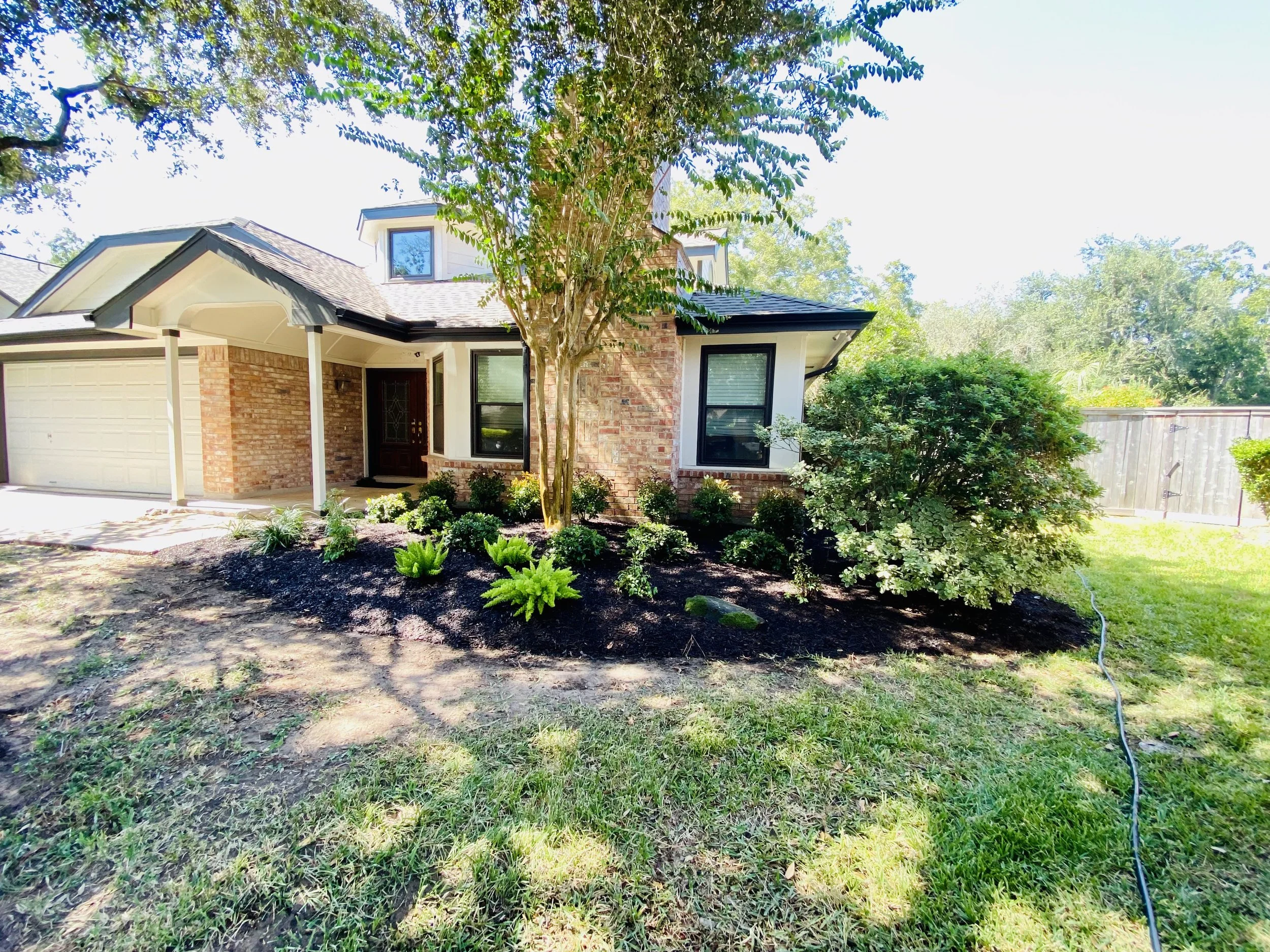 Front Yard Refresh in Woodstream, Sugar Land