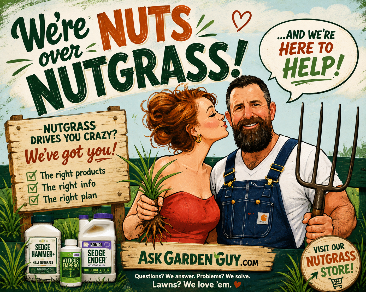 How to Kill Nutsedge (Nutgrass) in Houston
