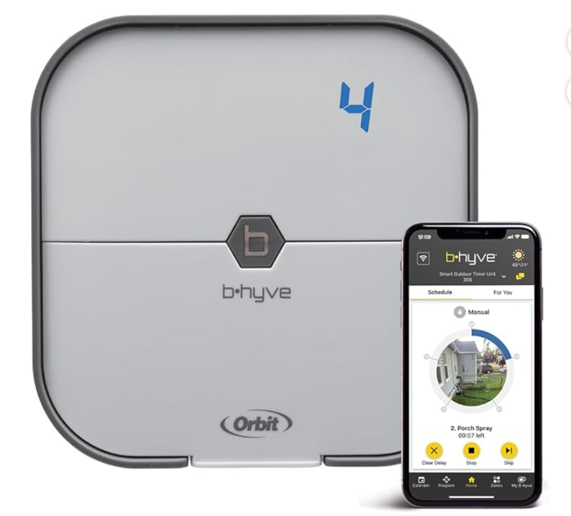 Orbit 57915 B-hyve 4-Zone Indoor Smart Sprinkler Controller