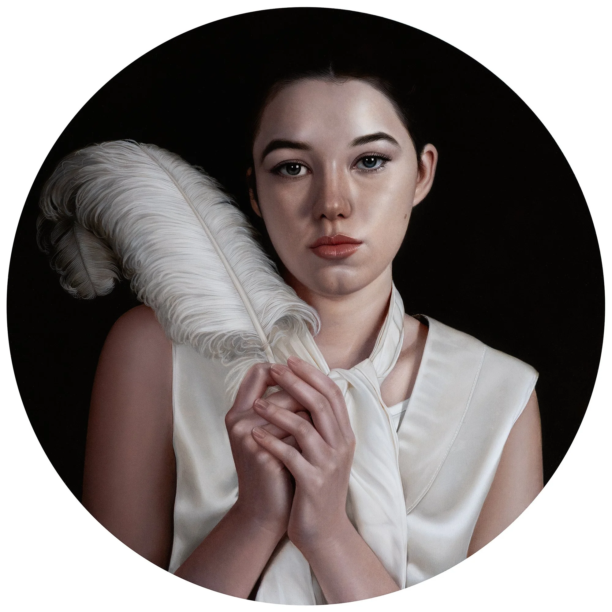 Study for Leda
Oil on Aluminium
Framed
H20 x W20 ins (51 x 51 cms)