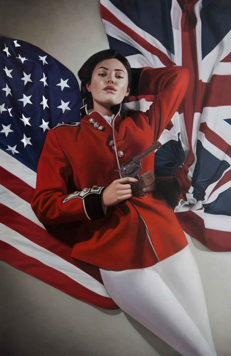 Liberty's Arc
year: 2015
medium: Oil on aluminium panel
size: 48 x 31 inches
status: sold
enquire:
print: 
note: Liberty's Arc, Arcadia Contemporary, New York, 18 June–10 July 2015