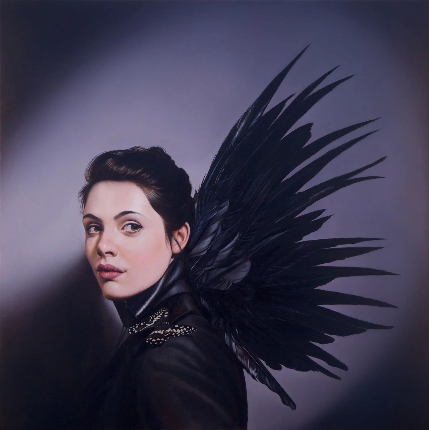 Winged Consort I
year: 2015
medium: Oil on aluminium panel
size: 20 x 20 inches
status: sold
enquire:
note: Liberty's Arc, Arcadia Contemporary, New York, 18 June–10 July 2015. Collection: New Salem Museum of Art, Massachusetts