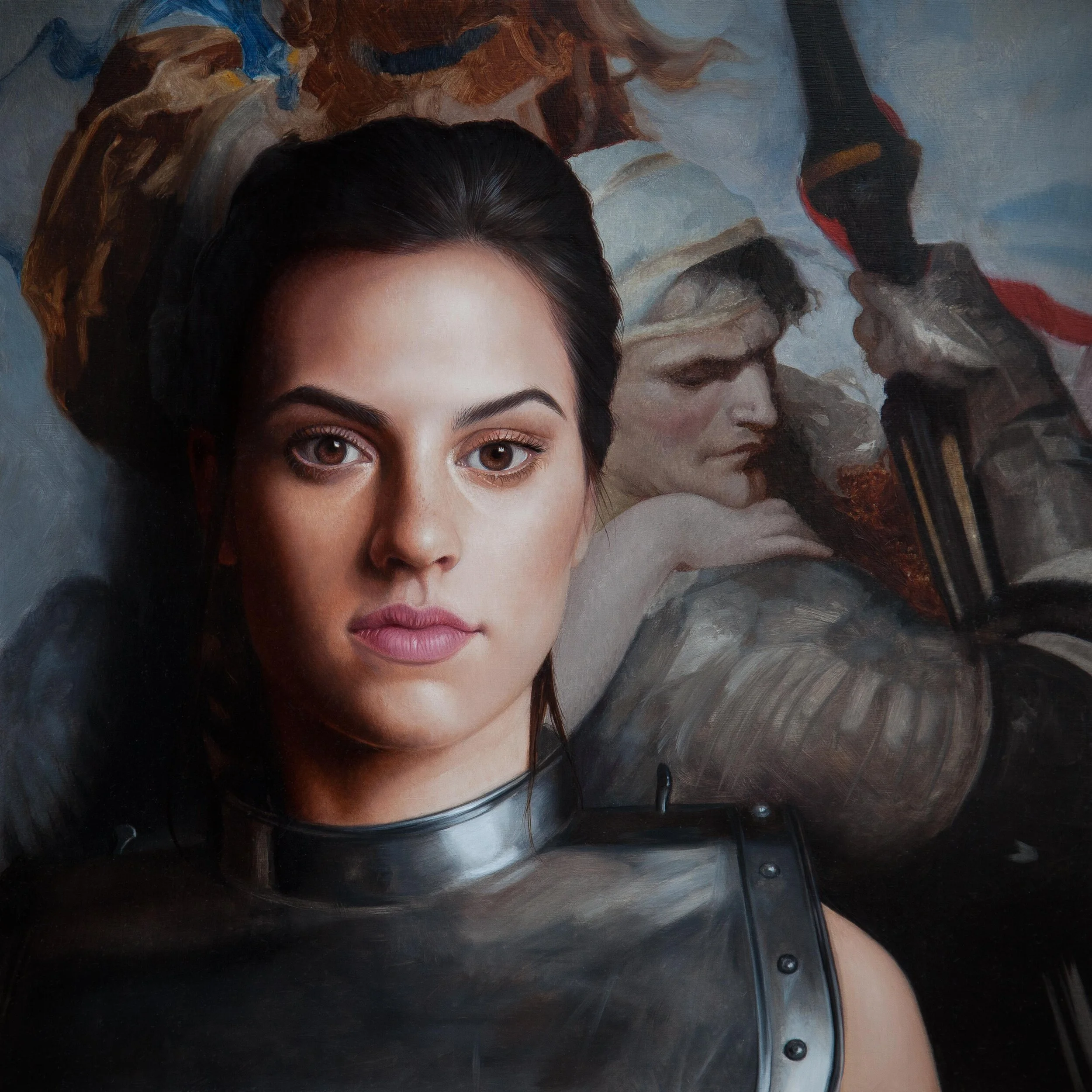 Valouress - 12 x 12 inches - Oil on aluminium panel (SOLD)