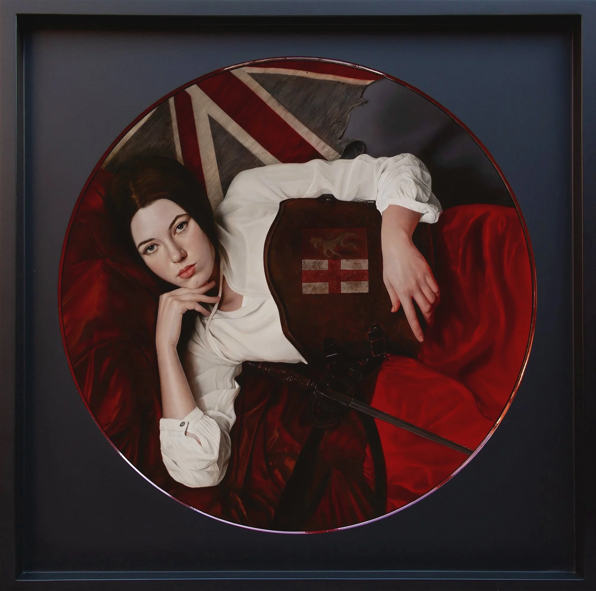 Liberty Inclined
year: 2024
medium: Oil on Aluminium Panel
size: UNFRAMED: H26 x W26 ins (66 x 66 cms)/ FRAMED: H32 x W32 ins (81 x 81 cms)
status: available
enquire: https://www.panterandhall.com/collections/mary-jane-ansell