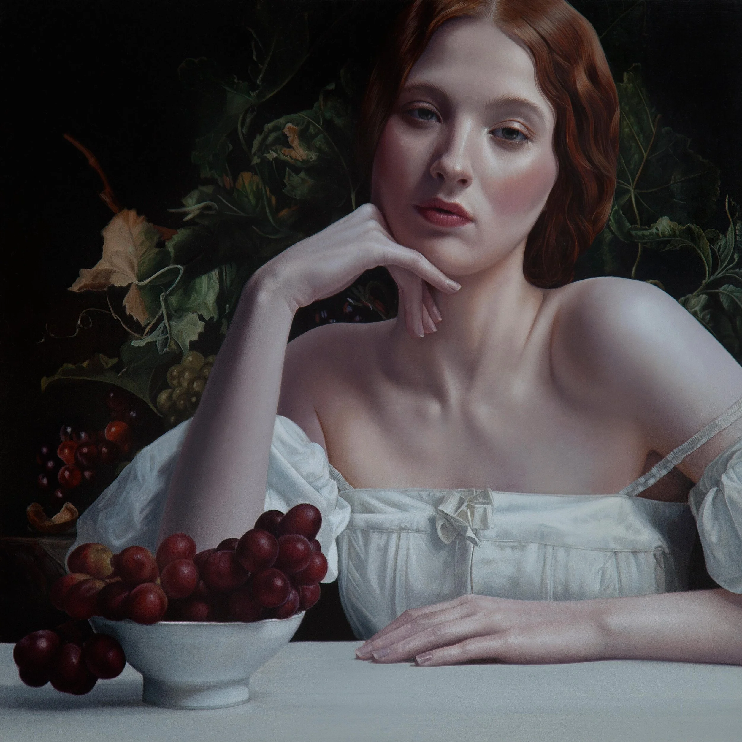 Lenaia - 12 x 12 inches - Oil on aluminium panel (SOLD)