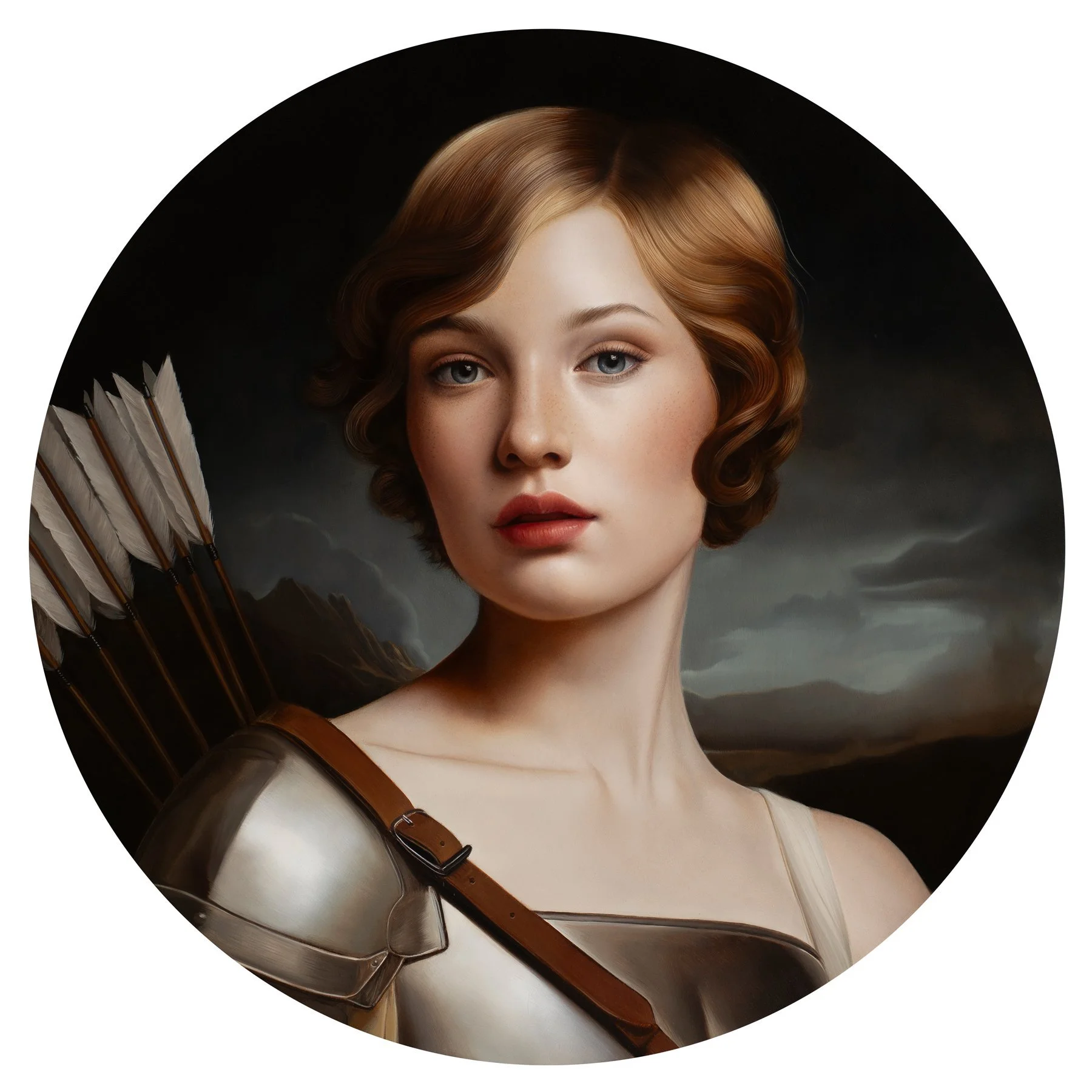  Tempest, 2024  
Oil on Aluminium panel  
14 × 14 in | 35.6 × 35.6 cm   
 ●   Sold    
 Enquire about this piece → 