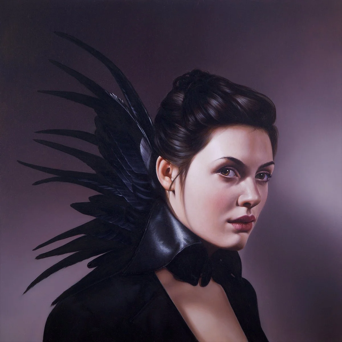 Winged Consort II
year: 2015
medium: Oil on aluminium panel
size: 16 x 16 inches
status: sold
enquire:
print: 
note: Liberty's Arc, Arcadia Contemporary, New York, 18 June–10 July 2015
