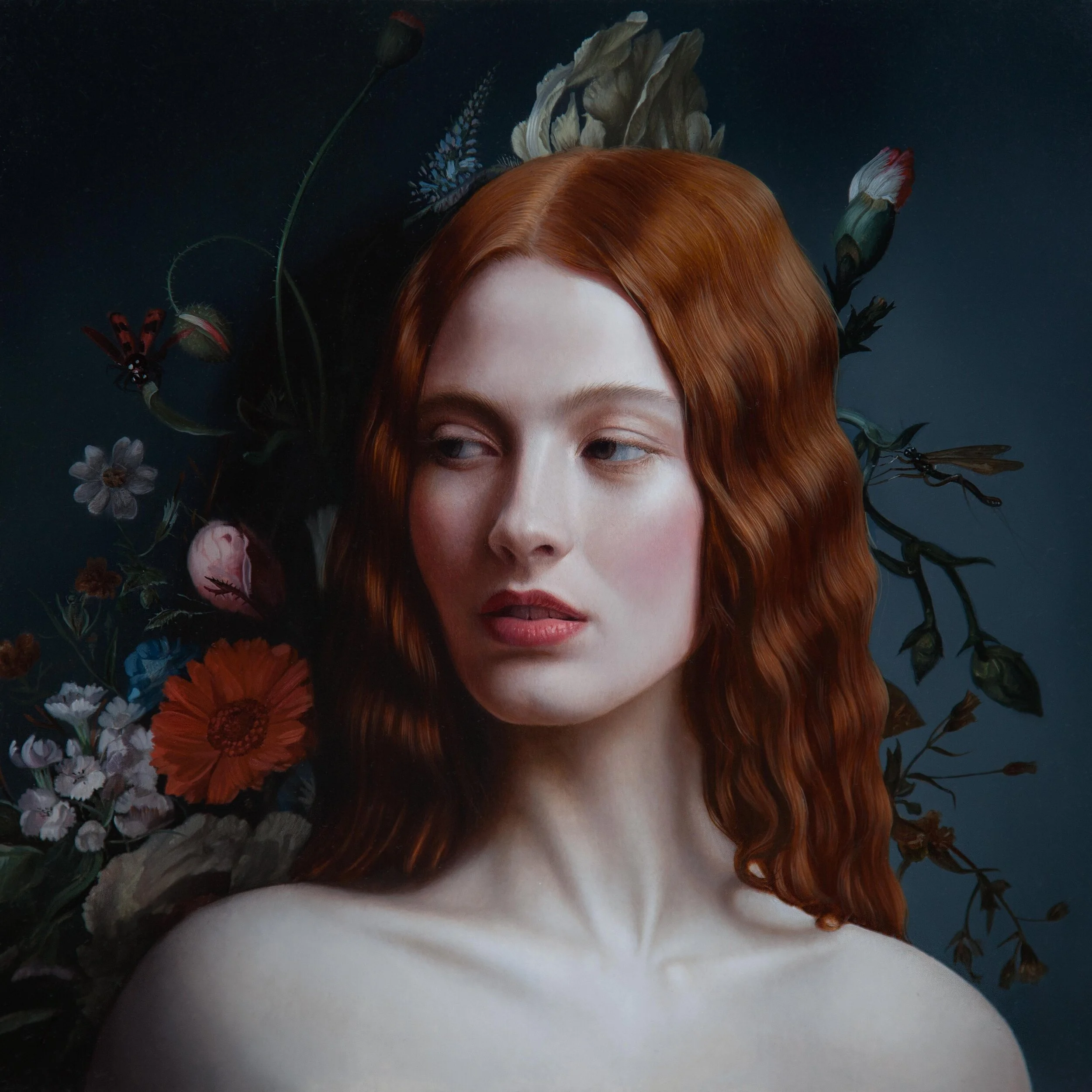 Lamina II - 12 x 12 inches - Oil on aluminium panel (SOLD)