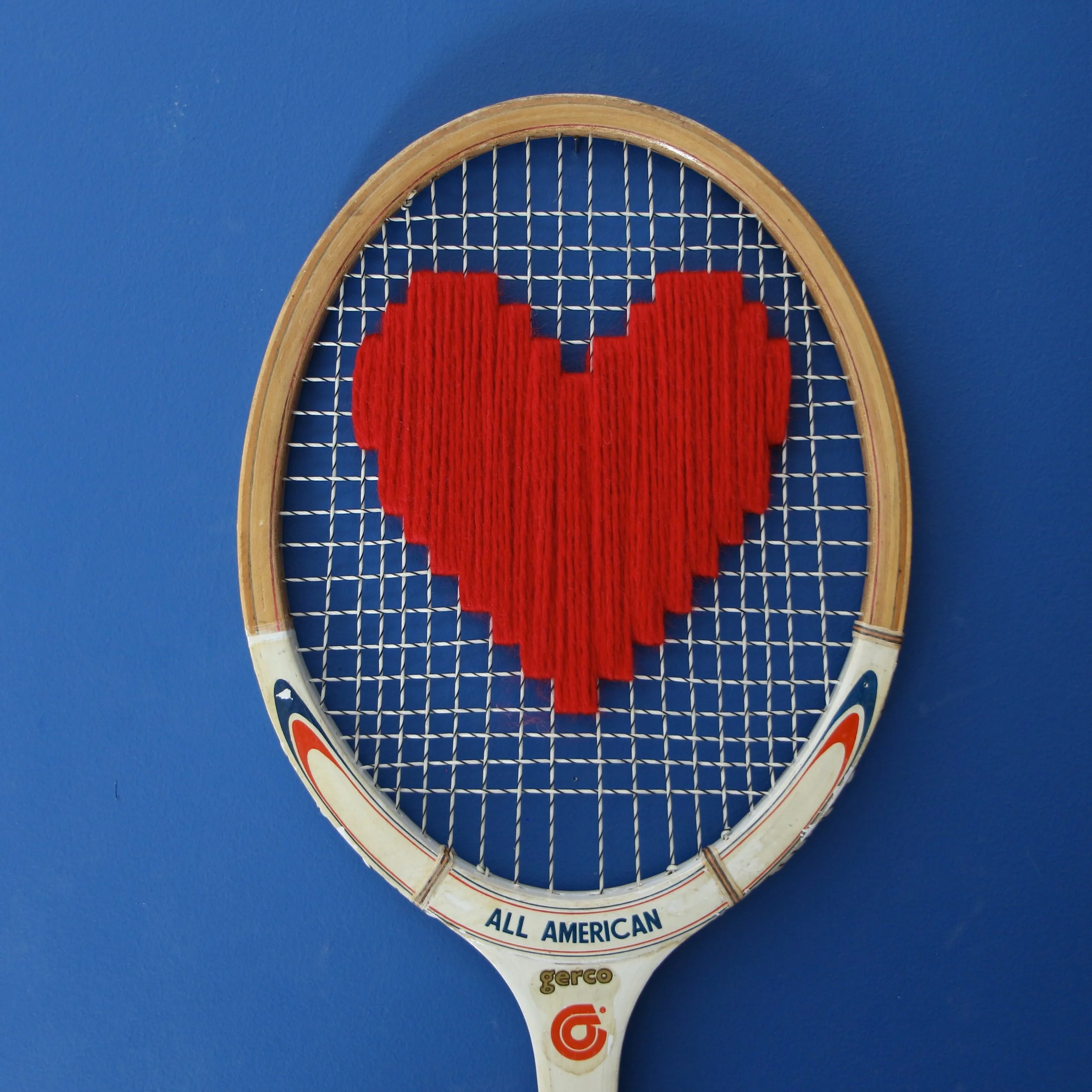 Raquette Send Love All American Coeur Rouge