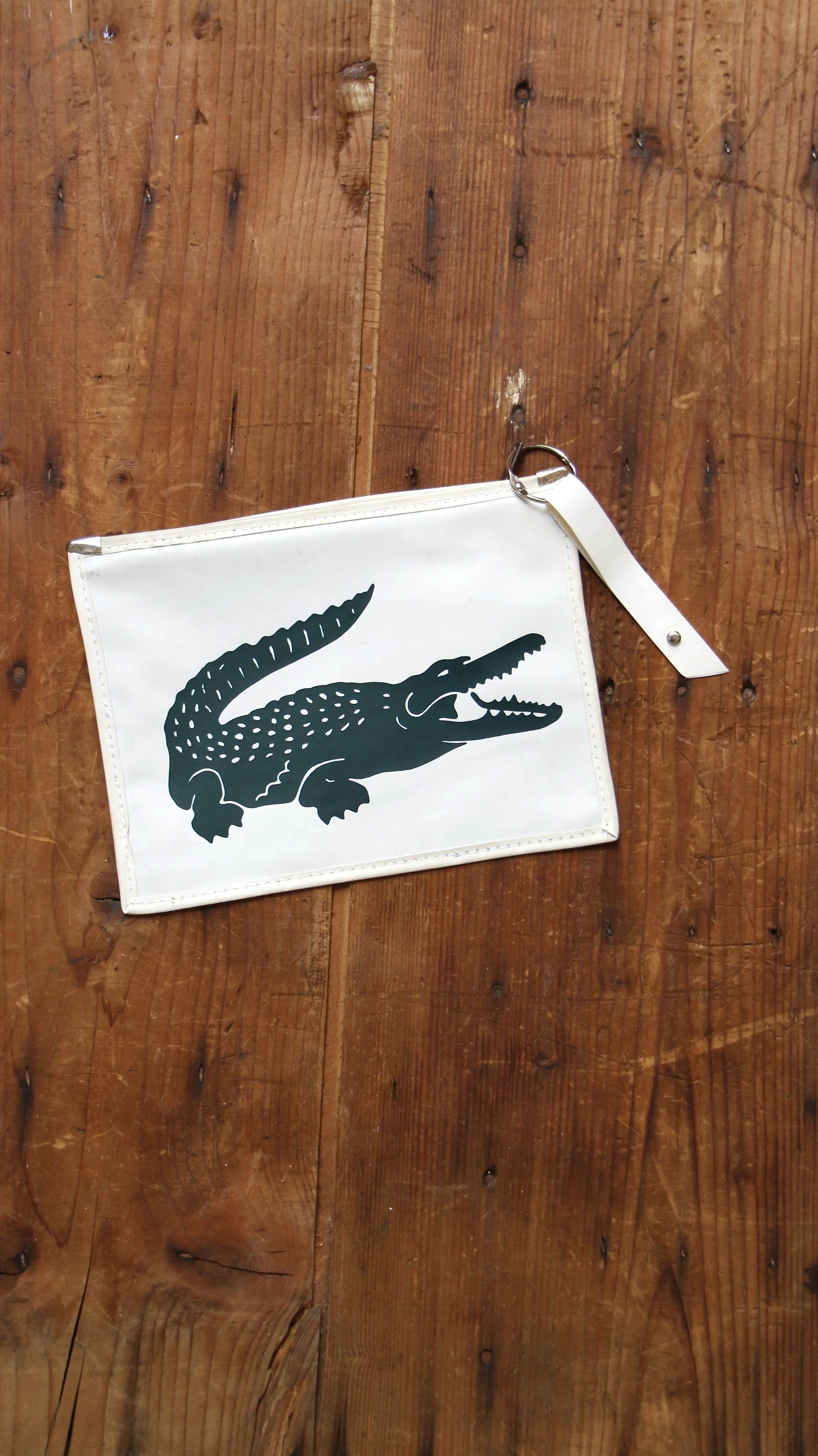 Pochette Send Love Lacoste Blanc