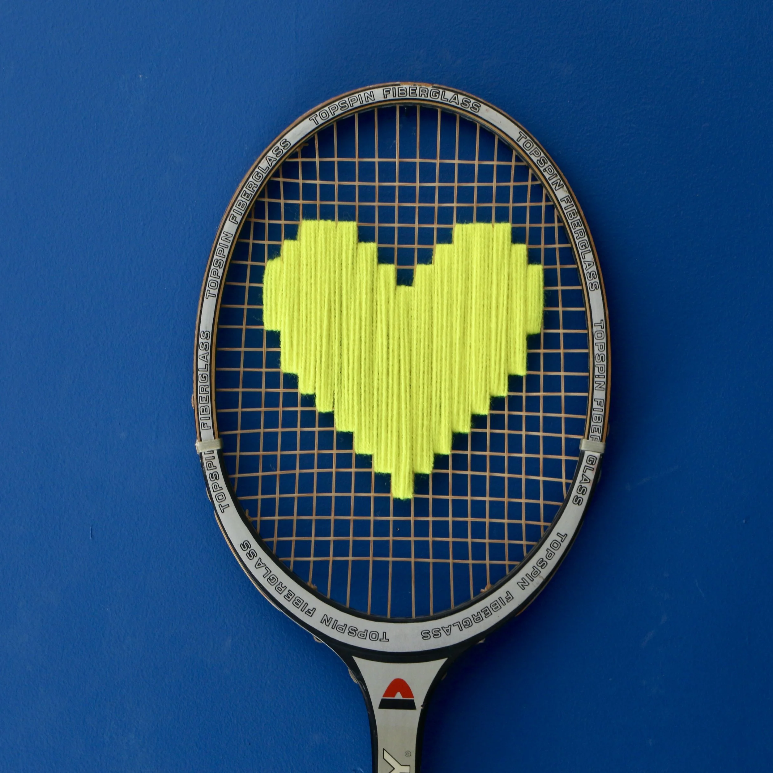 Raquette Send Love Donnay Coeur Jaune Fluo