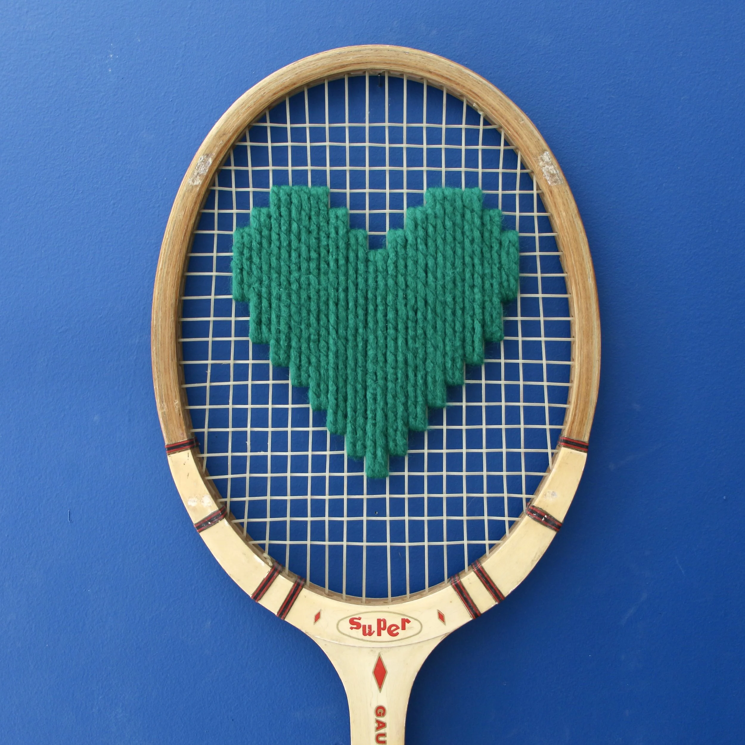 Raquette Send Love Gauthier Super Coeur Vert