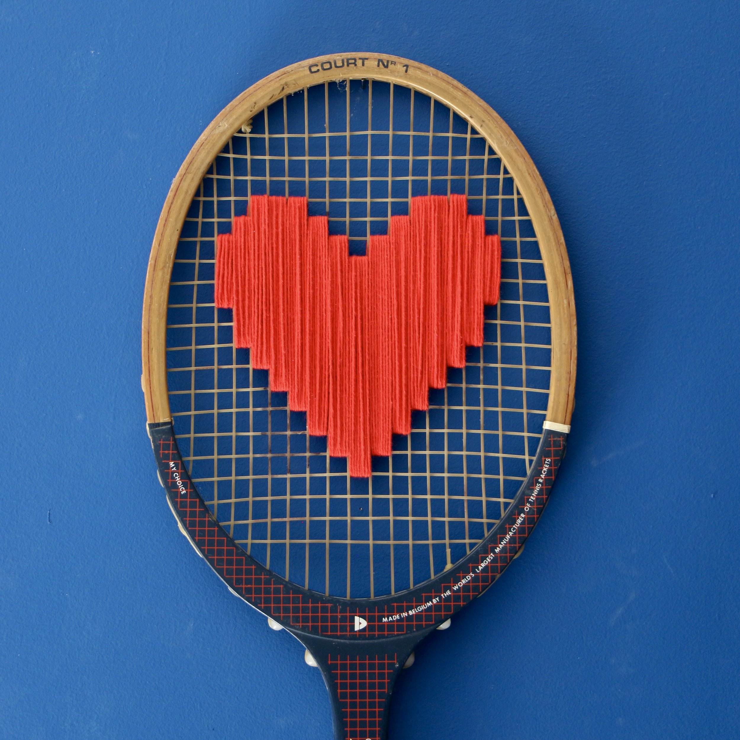 Raquette Send Love Donnay Coeur Rouge Orange
