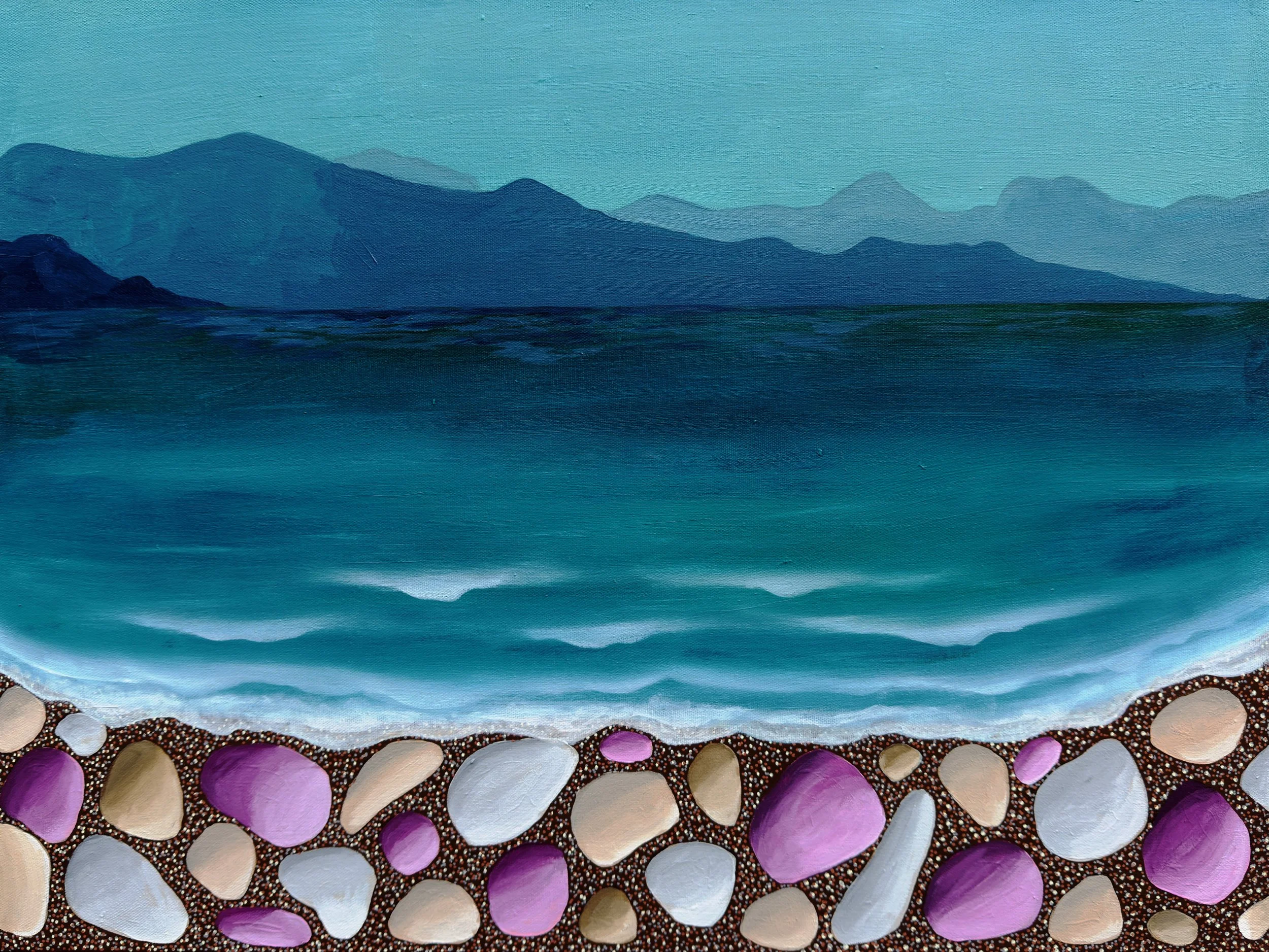 "Whispers of the Tide" Acrylic on Canvas, 2025
Colours Within Group Exhibition, Parkview Gallery