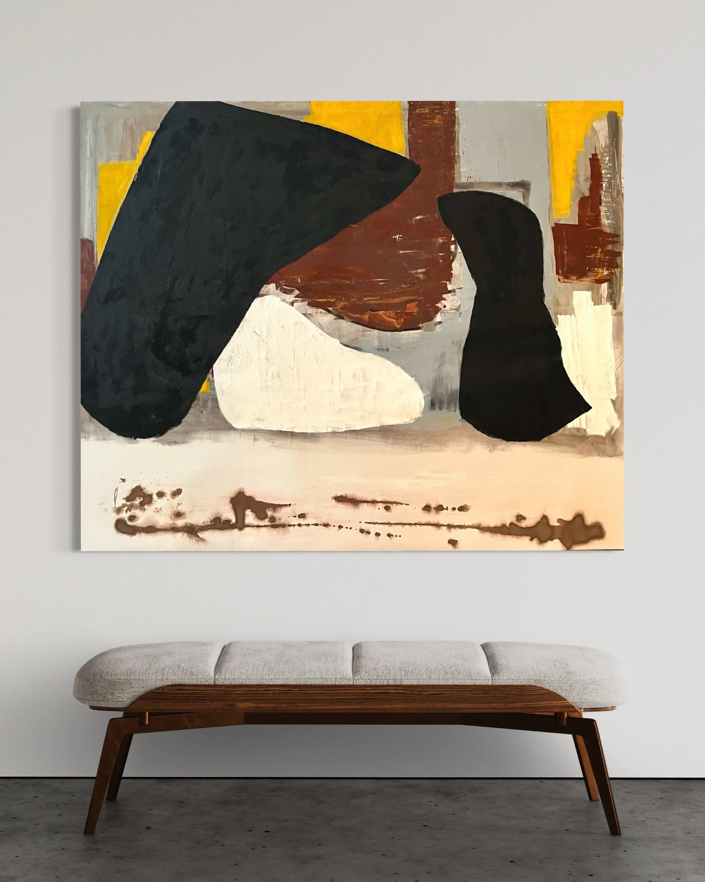 Lost On You, 2025, oil on canvas, 48 X 60 in.