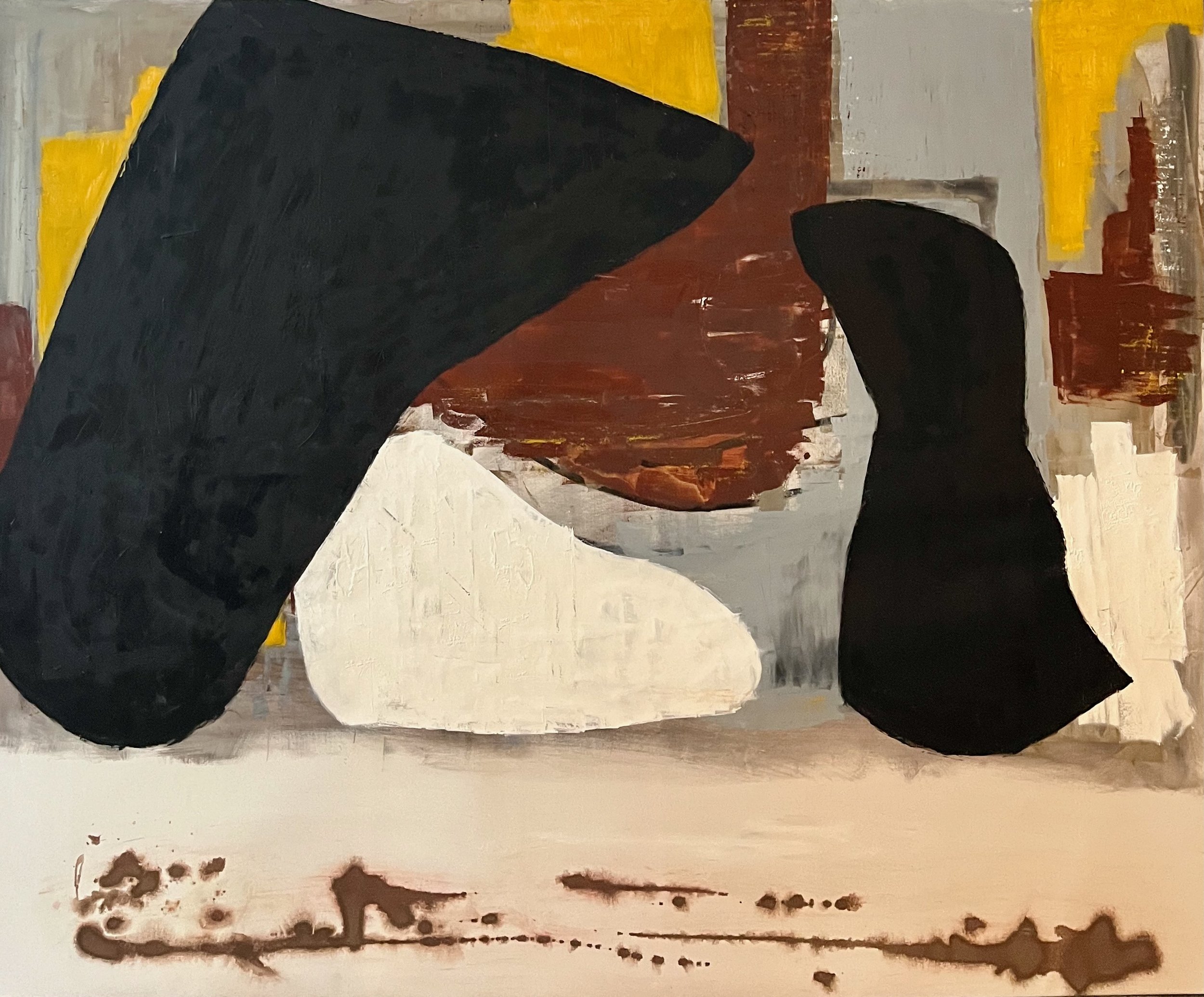 Lost On You, 2025, oil on canvas, 48 X 60 in.