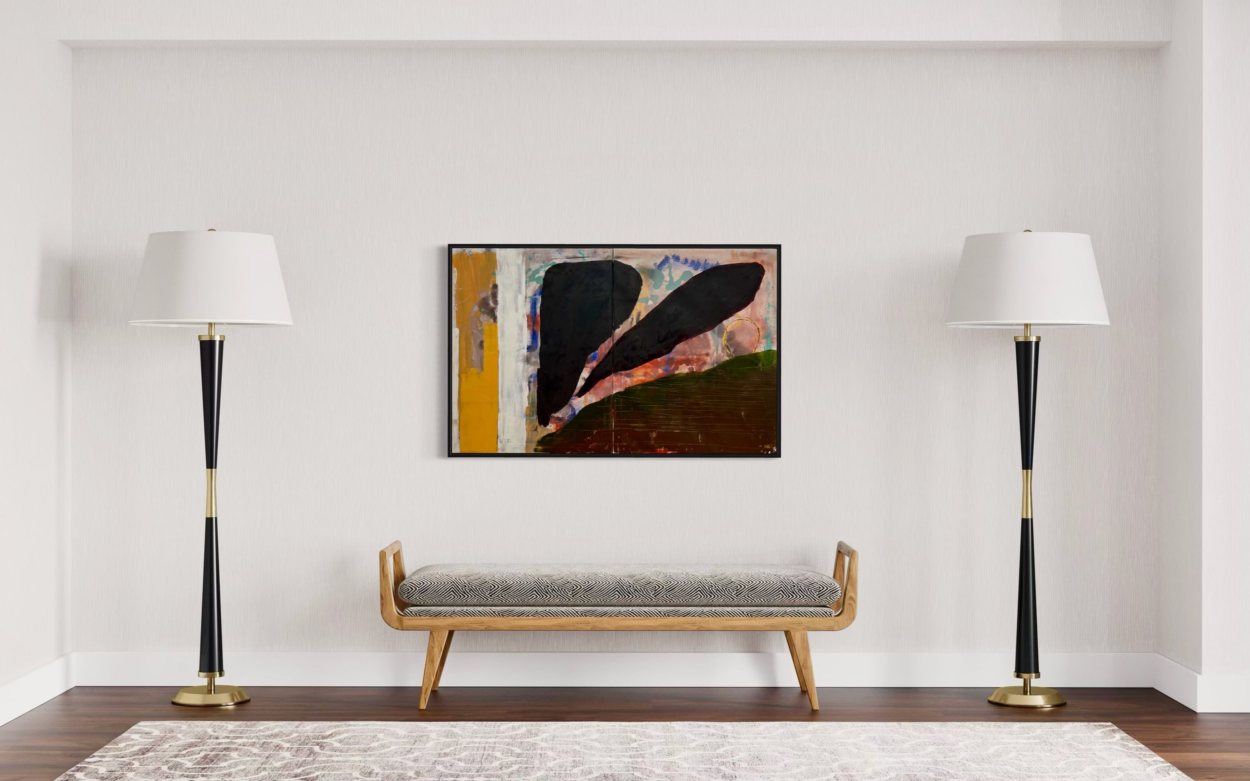 Crush On You, 2025, oil on canvas, 28 X 45 in.