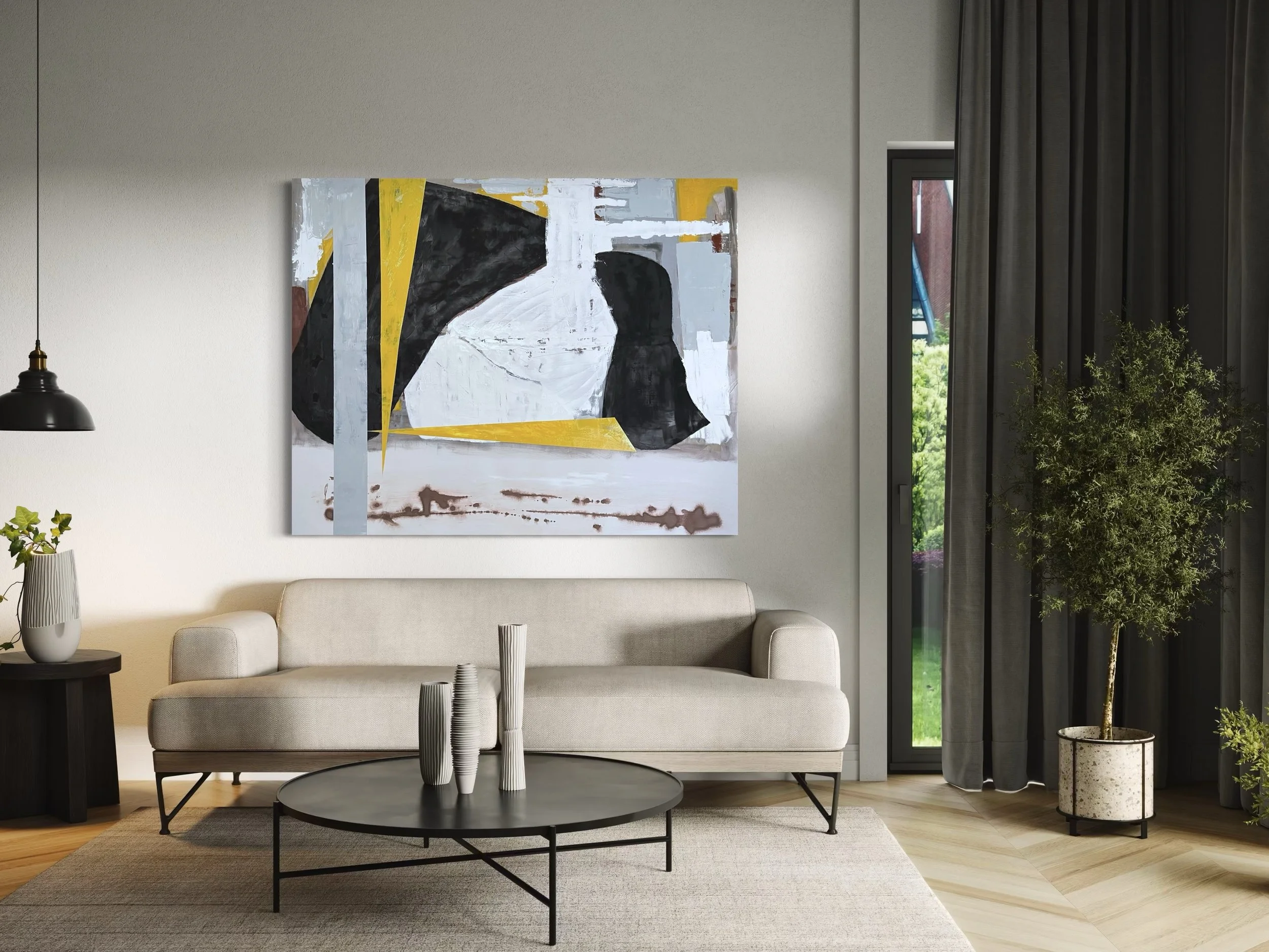 Lost On You, 2025-26, oil on canvas, 48 X 60 in.