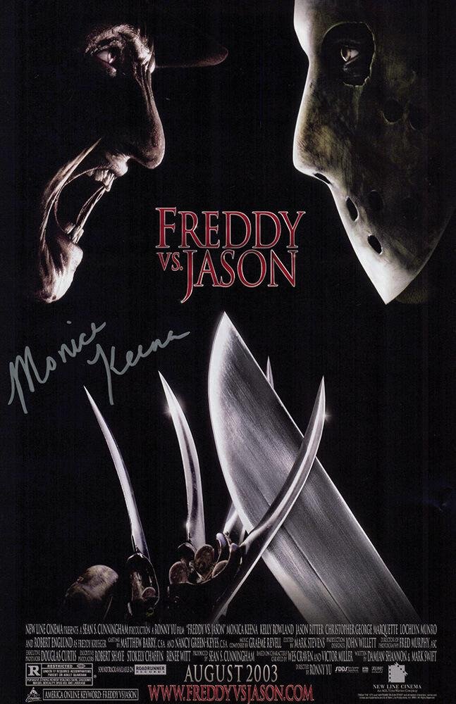 Monica Keena Signed "Freddy vs. Jason" 11x17 Movie Poster (Schwartz)