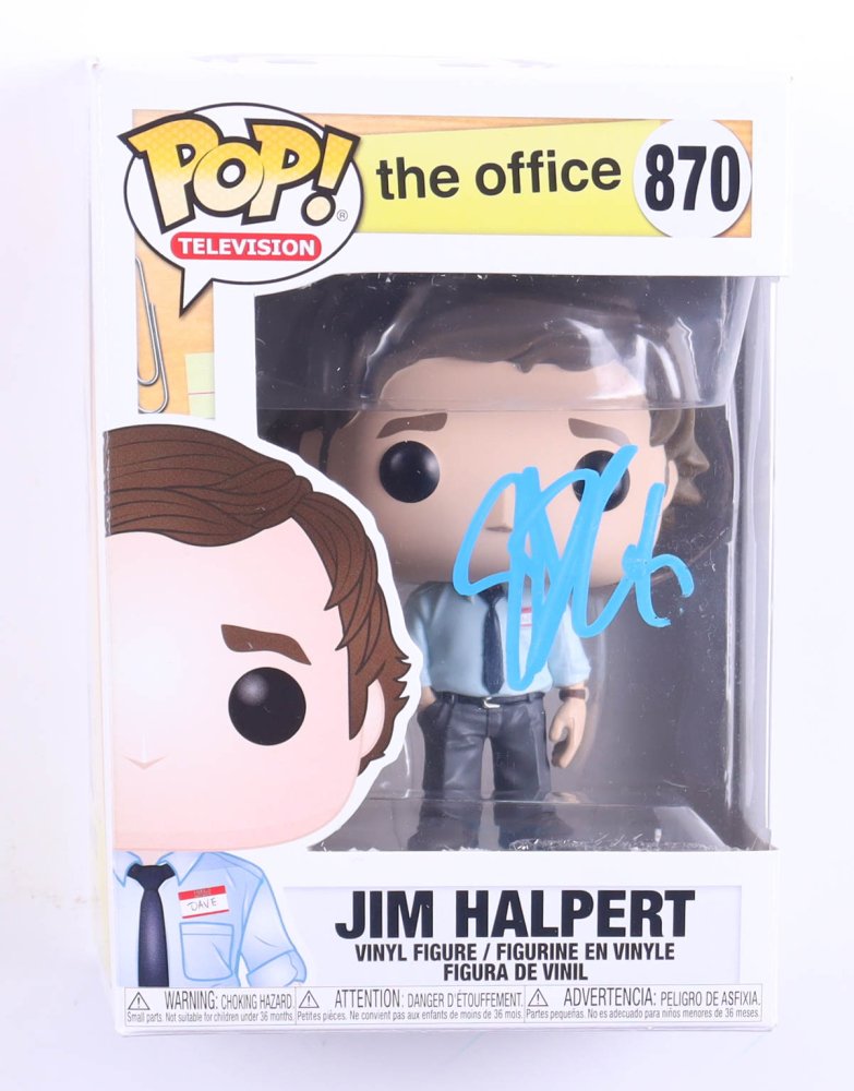 John Krasinski Signed "The Office" #870 Jim Halpert Funko Pop! Vinyl Figure (ACOA)