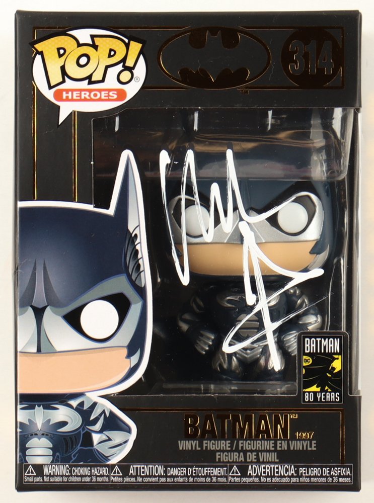 Christian Bale Signed "Batman" #314 Batman 1997 Funko Pop! Vinyl Figure (PSA) Bruce Wayne / Batman