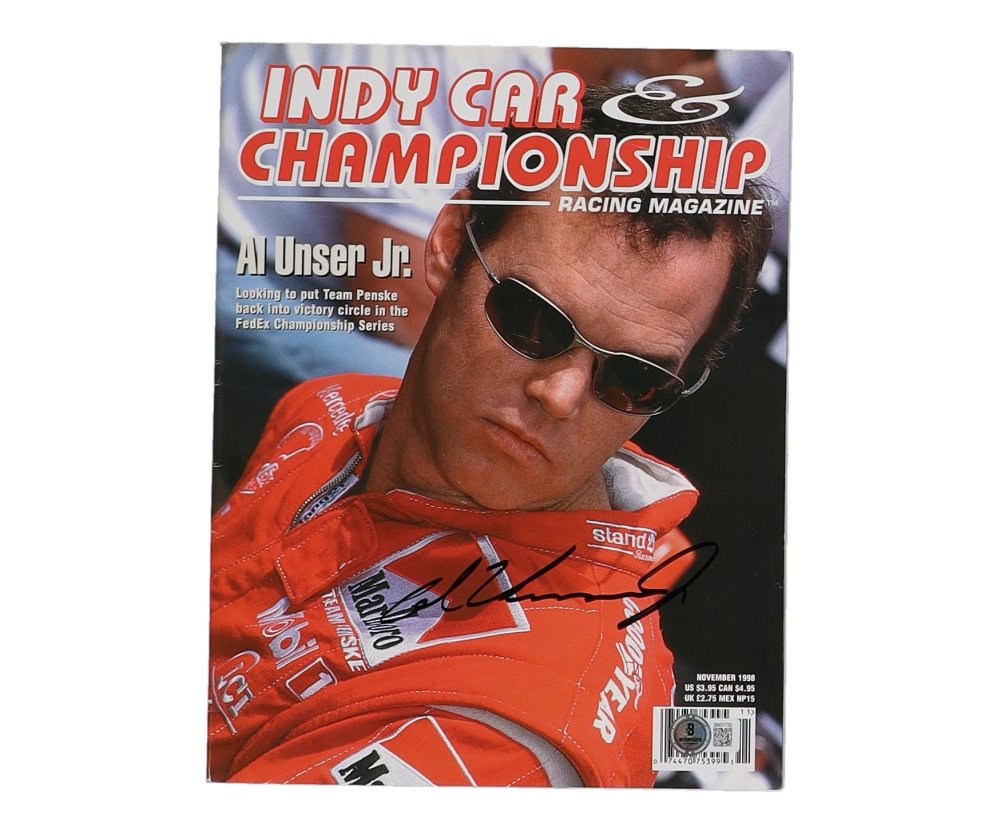 Al Unser Signed 1998 Indy Car Championship Racing Magazine (Beckett)