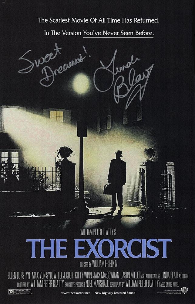 Linda Blair Signed "The Exorcist" 11x17 Movie Poster Inscribed "Sweet Dreams!" (Schwartz)