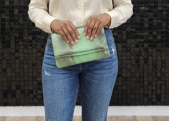 Create Your Own Luxe Leather Clutch!