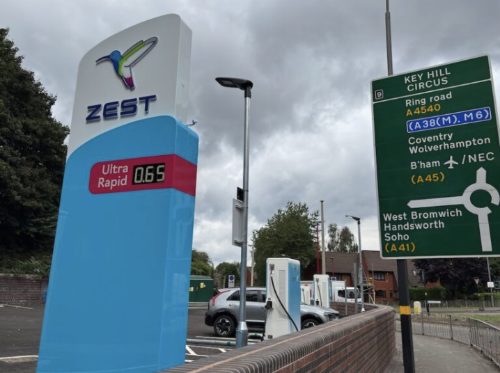 Powering Progress: Zest’s New Ultra-Rapid Charging Hub Brings Clean Transport to the Heart of Birmingham