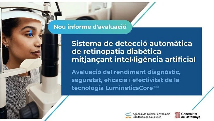 Glad to participate as #expert in this #Ag&egrave;ncia de Qualitat i Avaluaci&oacute; Sanit&agrave;ries de Catalunya (AQuAS) report evaluating #LumineticsCore&trade;/IDx-DR, an #artificialintelligence system for #diabeticretinopathy detection, a proj