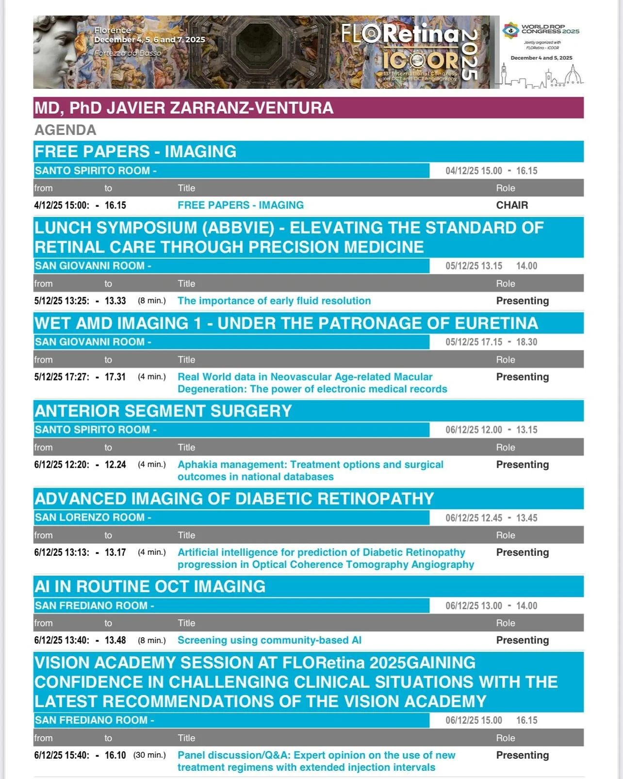 Looking forward to kick off @floretinacom 2025 tomorrow!!!
A packed scientific agenda on Retina topics to wrap up the year!
@hospital_clinic @idibaps @medicinaics_ub @unibarcelona 
#Retina #Research #VitreoRetinalSurgery #update