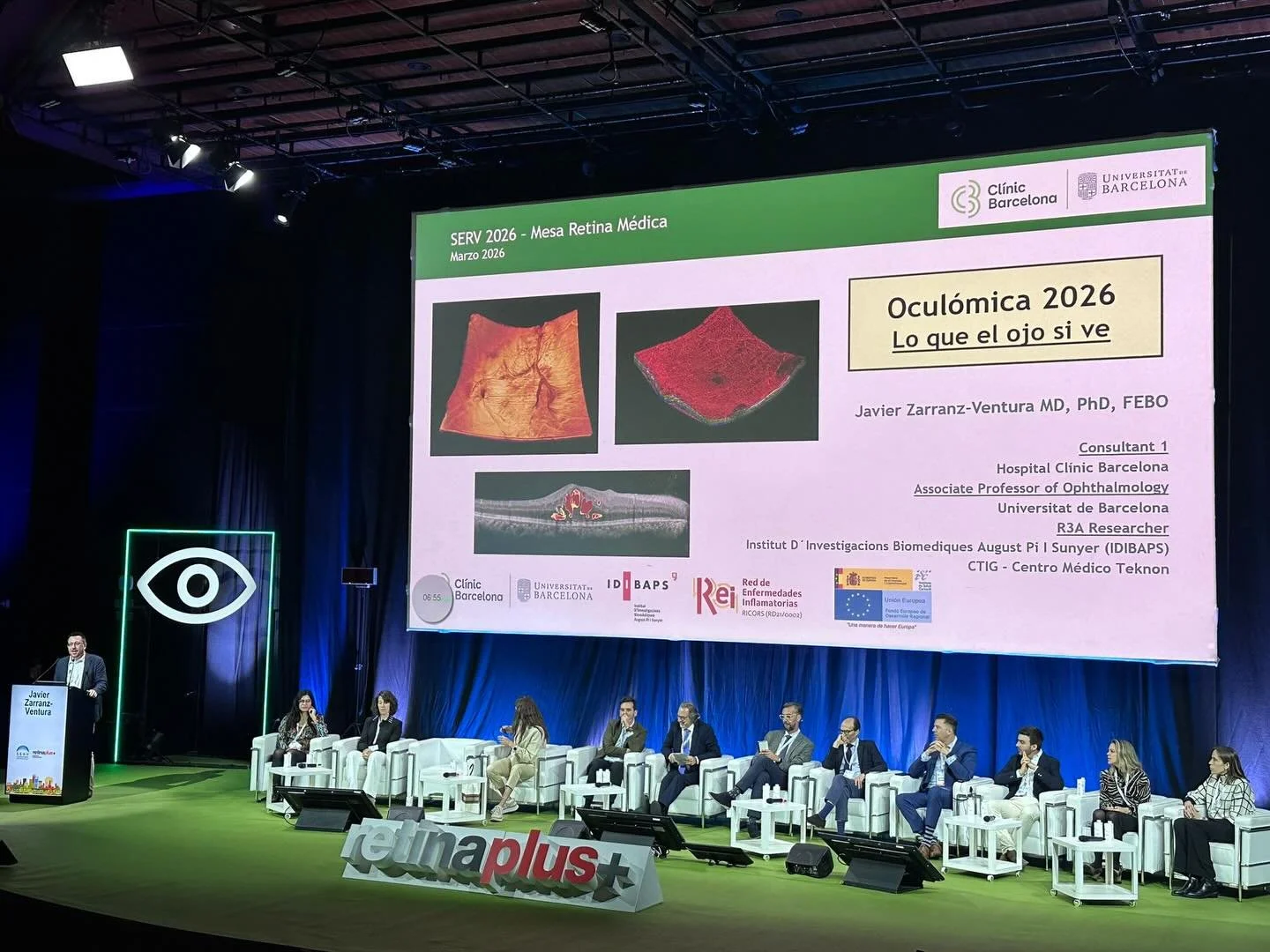 @retinaserv SERV 2026 Madrid: Excelente e imprescindible reuni&oacute;n anual de actualizaci&oacute;n en Retina m&eacute;dica y quir&uacute;rgica! Muy agradecido por poder compartir la charla sobre &ldquo;Oculomica 2026&rdquo; y gracias a la sociedad