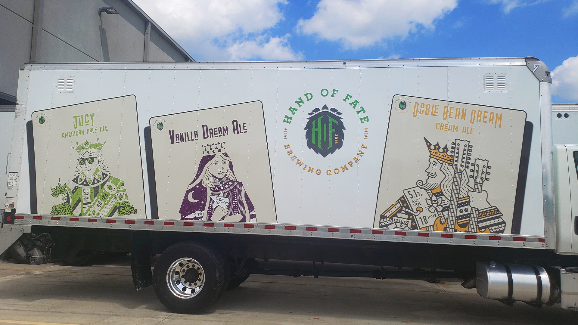 Hand of Fate Truck Wrap