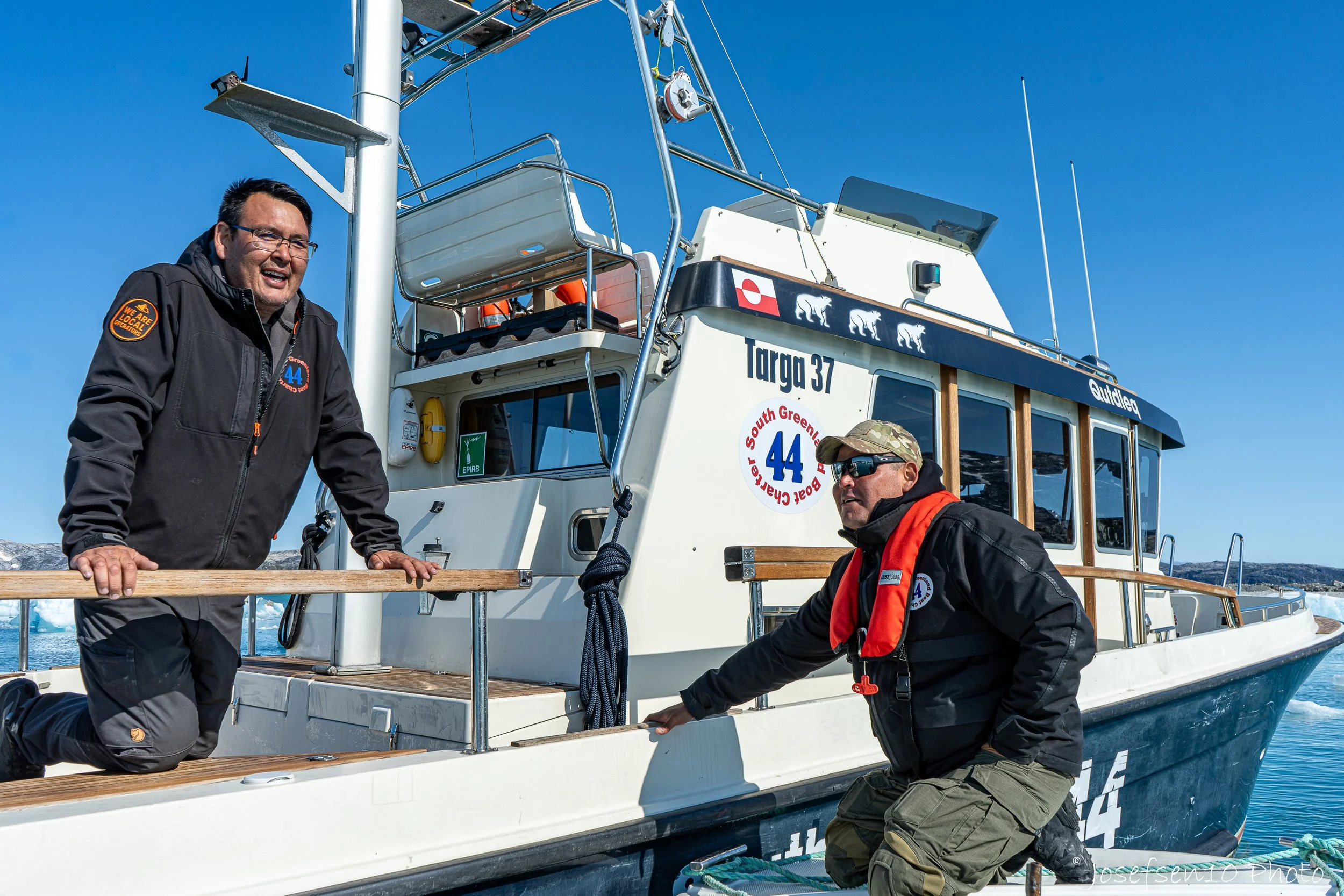Poul Erik Frederiksen and Aputsiaq Egede