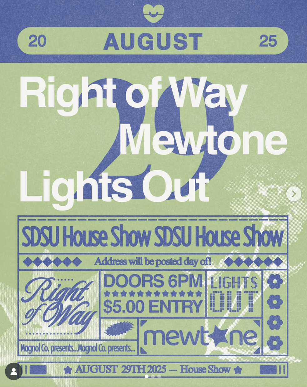 Right of Way, Mewtone, Lights Out