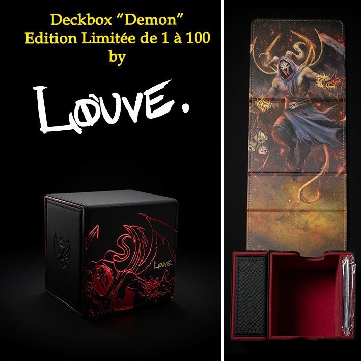 (PRECOMMANDE) Deckbox Edition Limitée "Demon" Illustrée par Louve