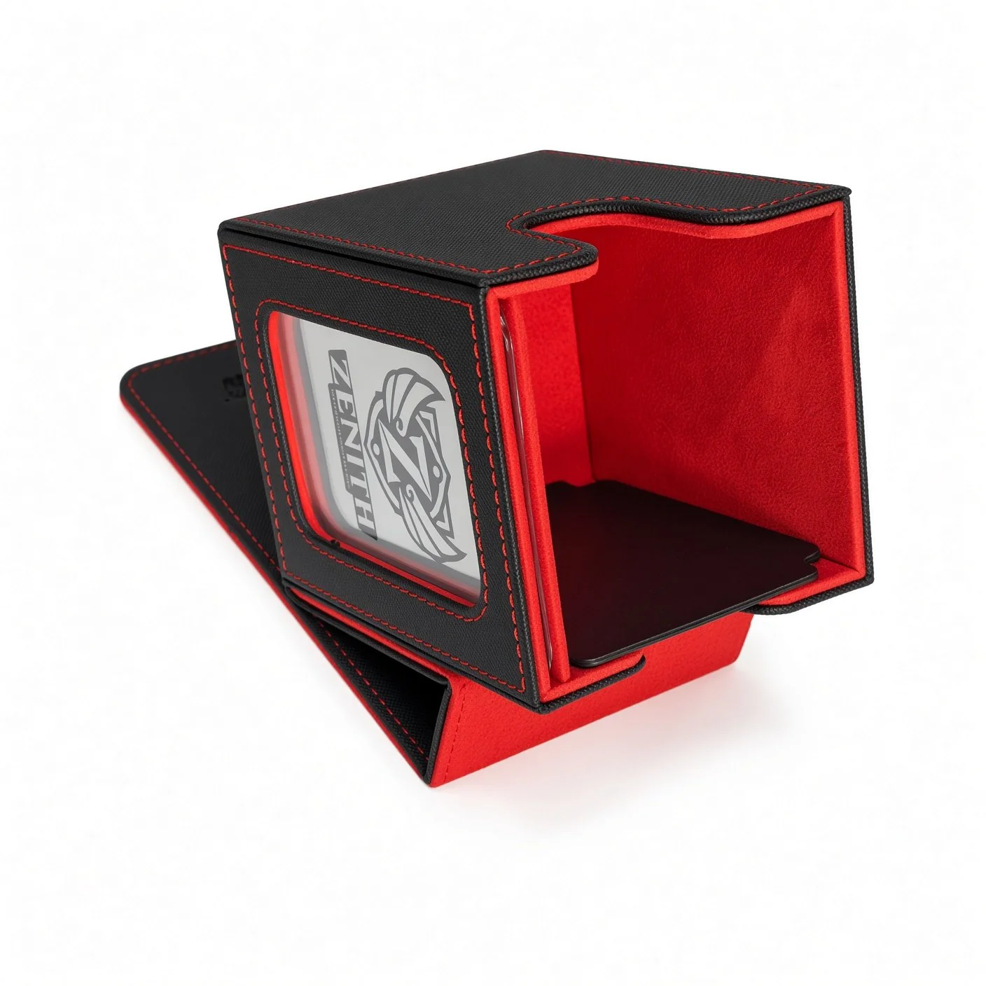 Deckbox Classic Zenith TCG Couleur Rouge Ouverte.jpg