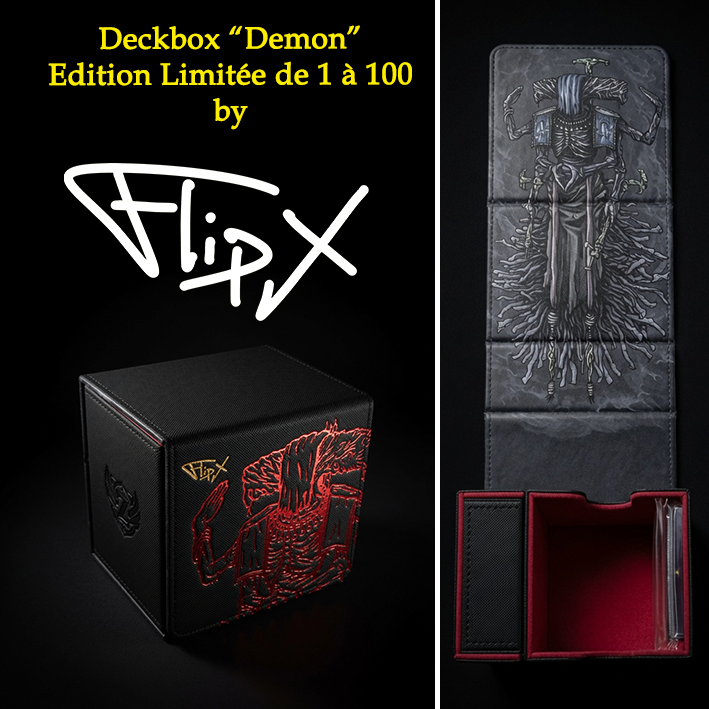 (PRECOMMANDE) Deckbox Edition Limitée "Demon" Illustrée par FlipX