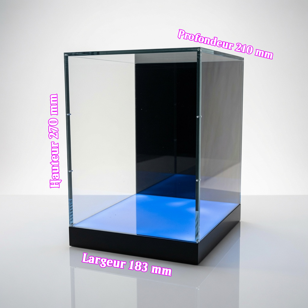 Dimensions vitrine acrylique LED RGB zenith Light Box.png