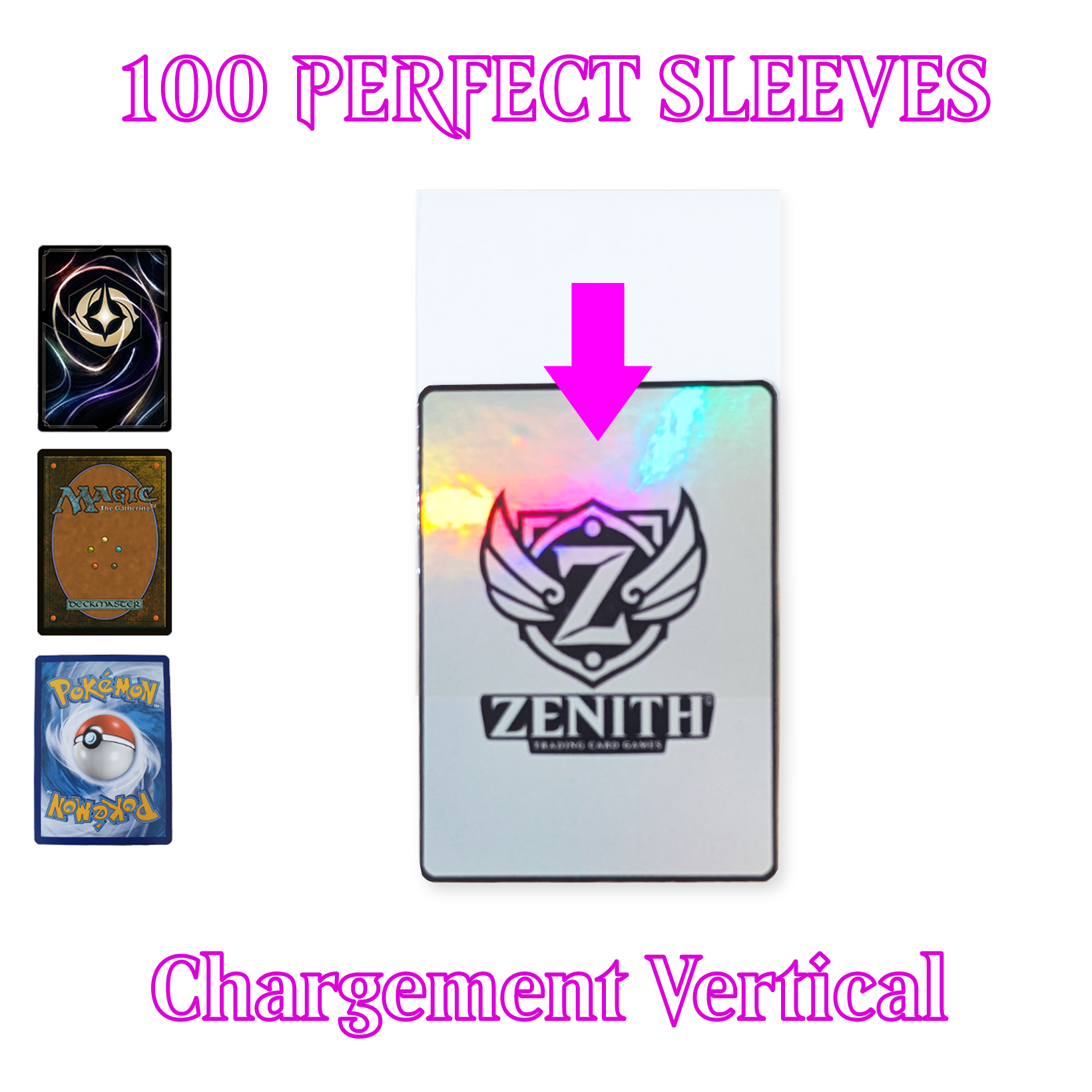 100 PERFECT FIT SLEEVES CHARGEMENT VERTICAL