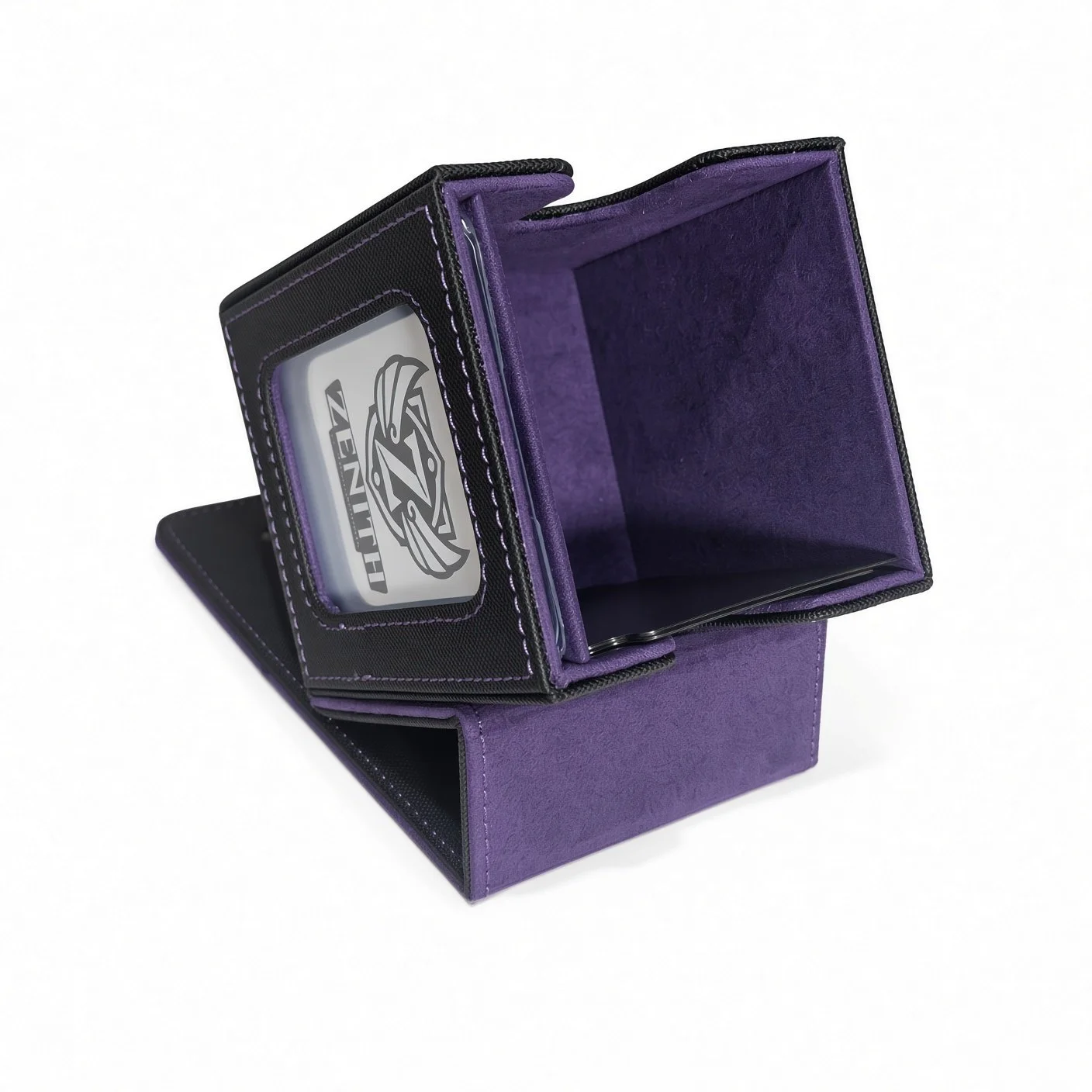 Deckbox Classic Zenith TCG Couleur Violet Ouverte.jpg
