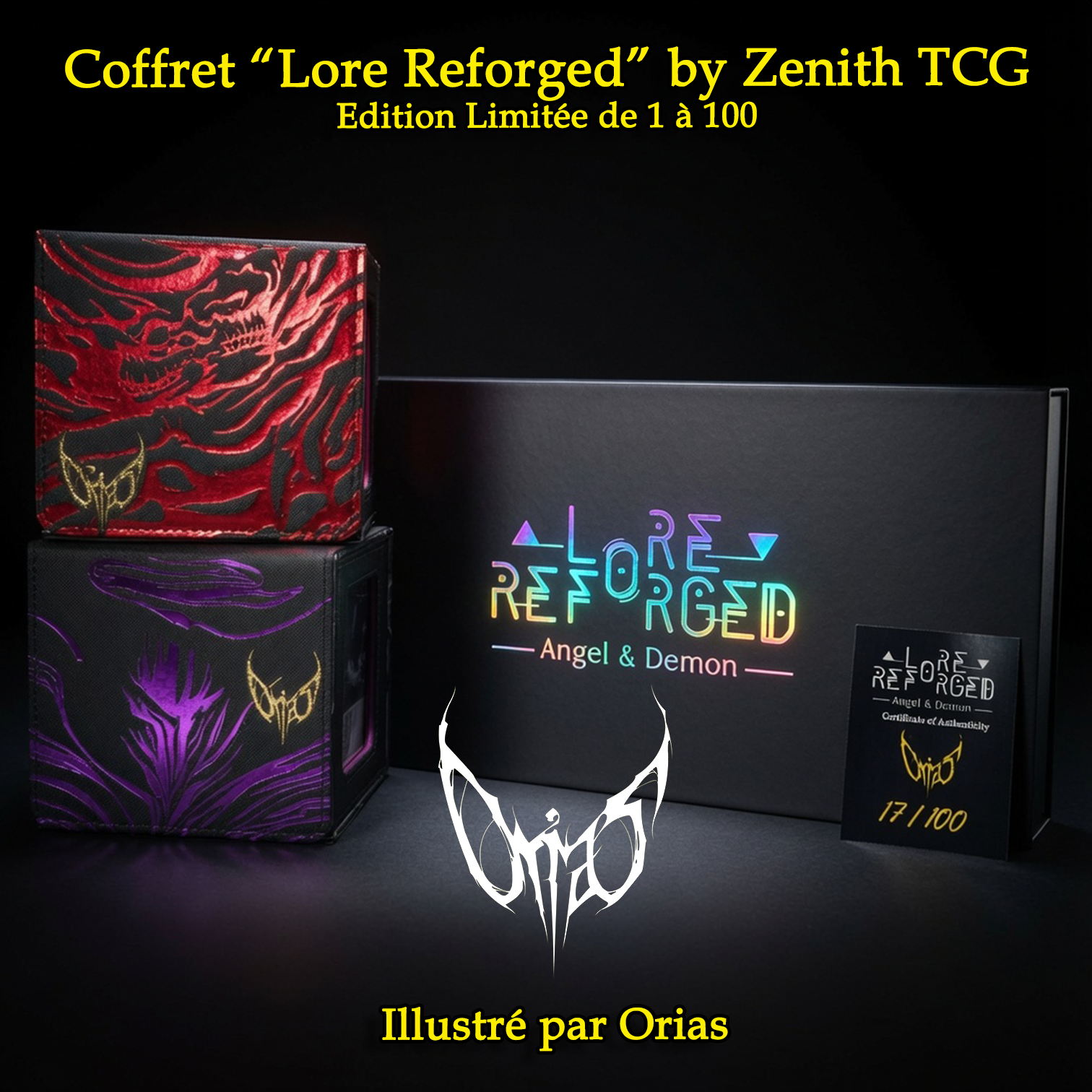 (PRECOMMANDE) Coffret Collector "Lore Reforged - Angel & Demon" Artiste Orias Edition Limitée Numérotée