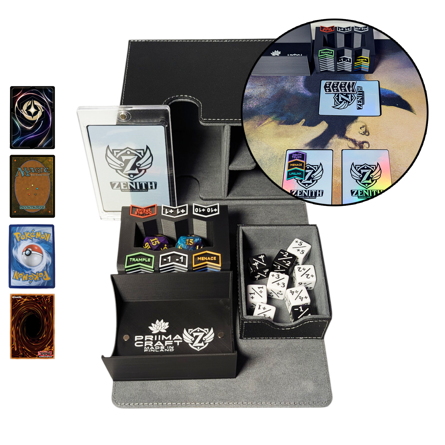 "All-in Deckbox XL" + 54 Tokens Magnétiques