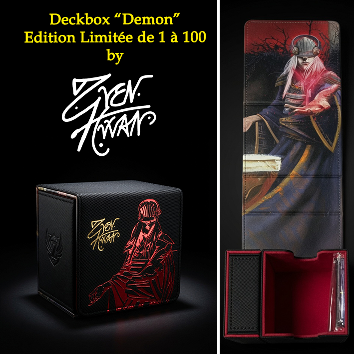 (PRECOMMANDE) Deckbox Edition Limitée "Demon" Illustrée par Zven Hwan