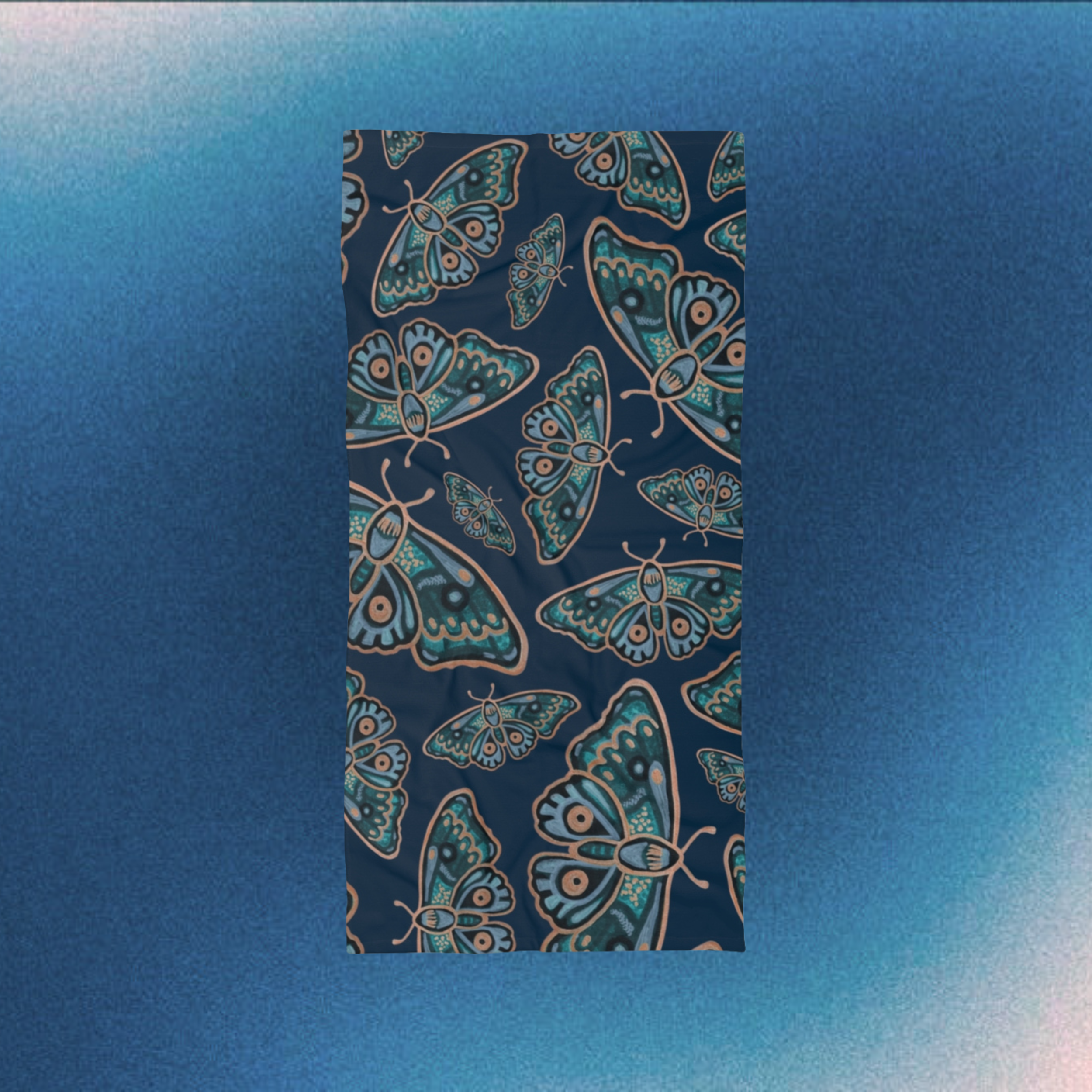 Luna Moth Beach Towel