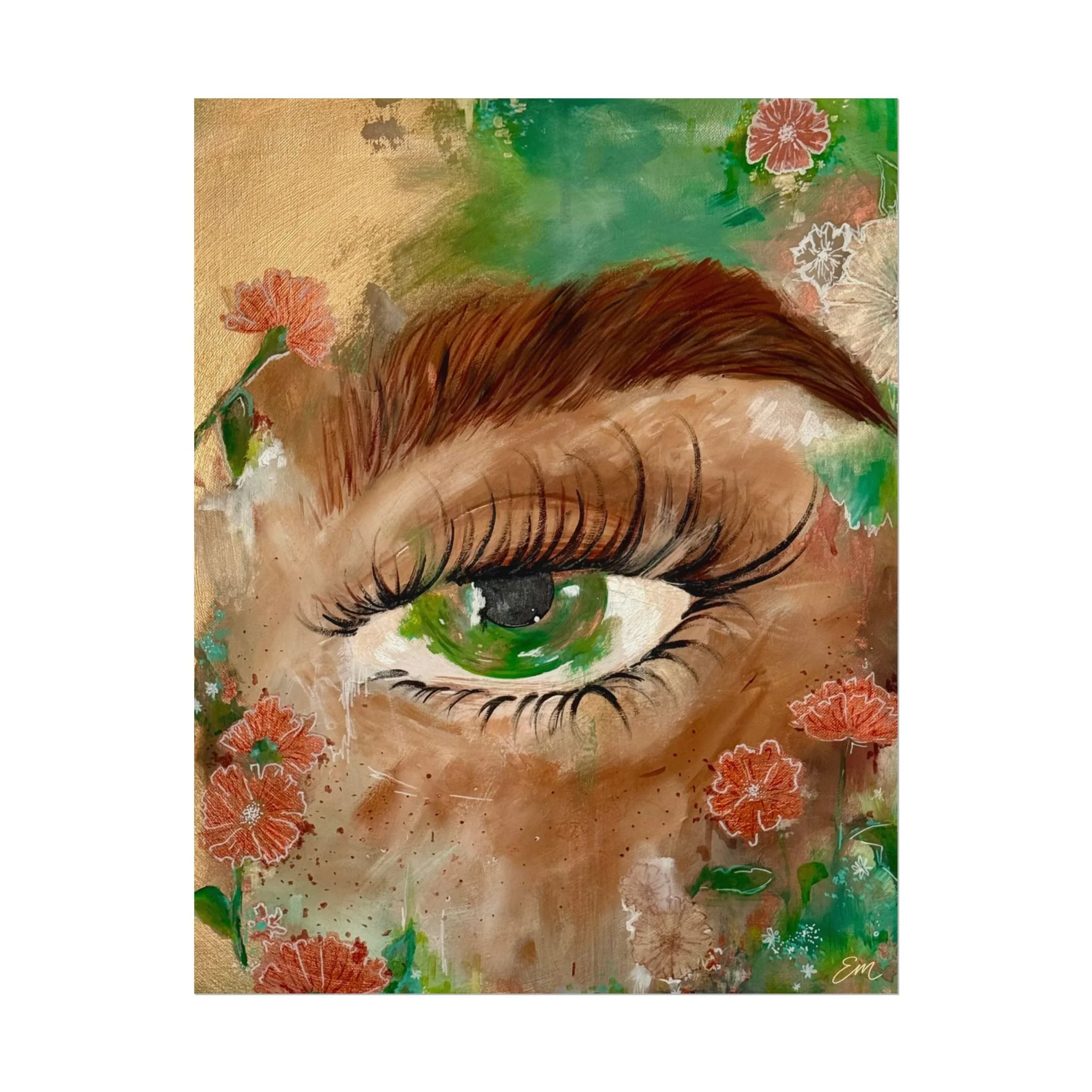 Eye Of The Garden Art Print