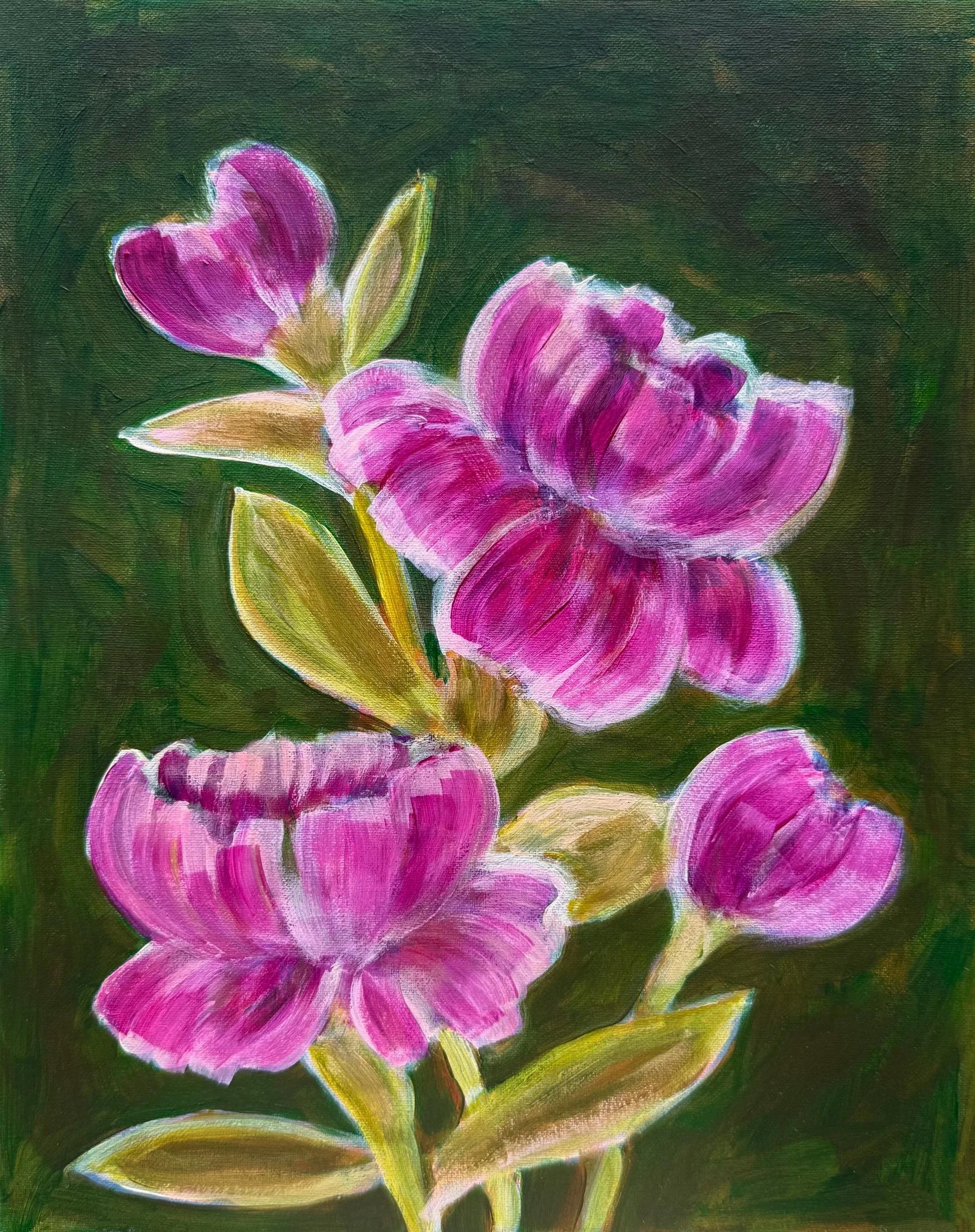 Purple Peonies